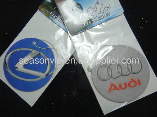 auto logo paper car air freshener