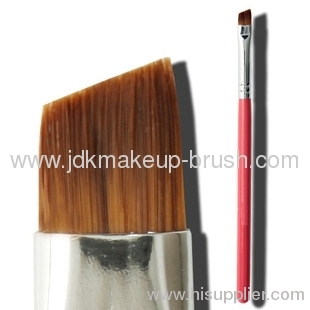Angled Shape Synthetic Cosmetic Eyebrow Brush