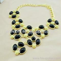 J Crew yellow glass bubble necklaces wholesale