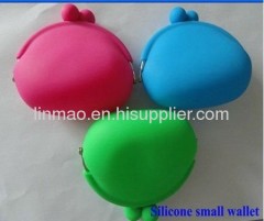 Fashion design popular silicone coin wallet