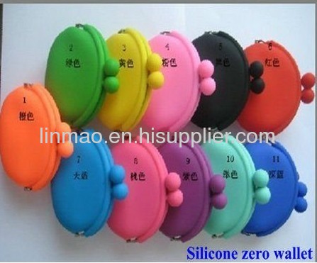 Environmental protection silicone purse