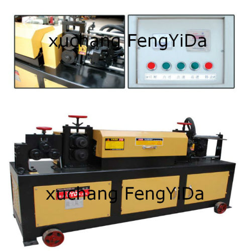 straightening and cutting machine