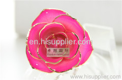 24k gold rose/Valentine's Day Gift /real rose