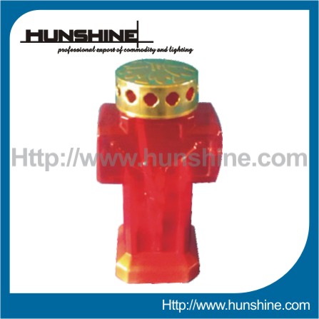 Red LED Grave Candle Light