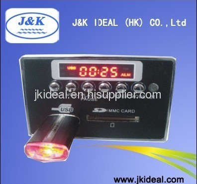 Amplifier FM USB SD MP3 panel
