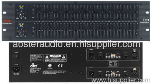DBX 1231 Dual 31 Band Graphic Equalizer