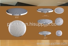 Staineless steel cover overhead shower