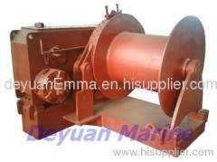 Electric mooring winch