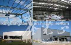 steel structure prefabricated aircraft hangar