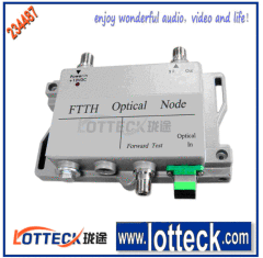 WDM indoor optical receiver with return transmission