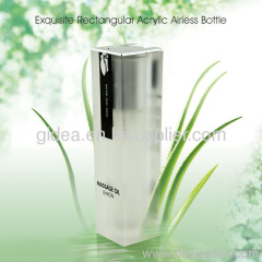 Square Acrylic Airless Container for Cosmetics