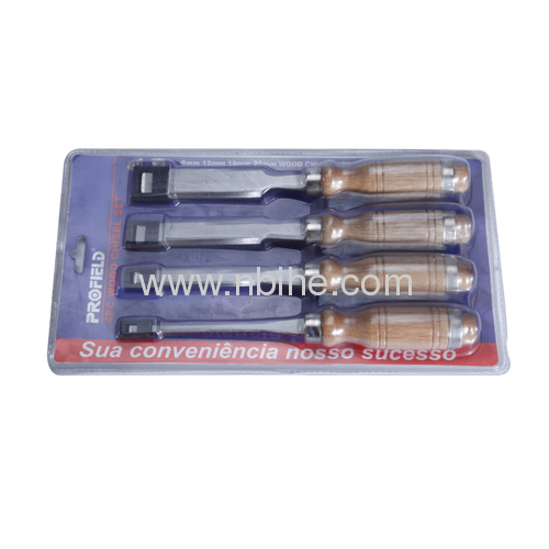 CRV Wood Chisel With Wooden Handle