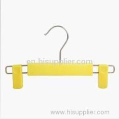 Children yellow trousers hanger