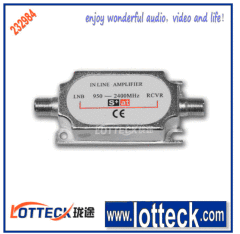 Satellite in line amplifier