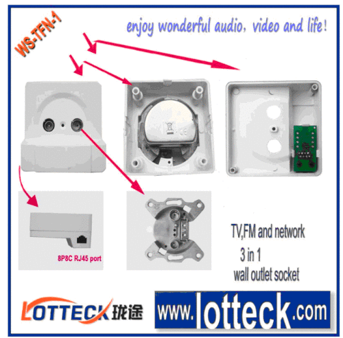 Rj45 Wall Connector