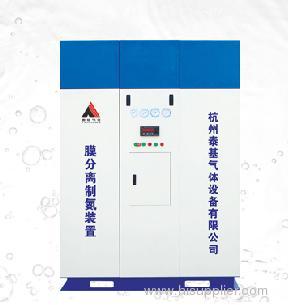 Membrane separation nitrogen generator device