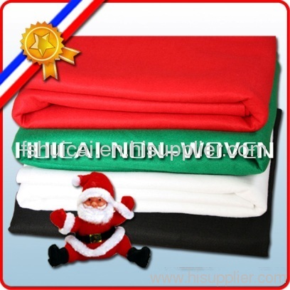 eco-friendly needle punched polyester non woven for christmas festival