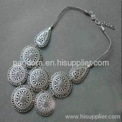 Metal alloy MEDINA bib necklace wholesale