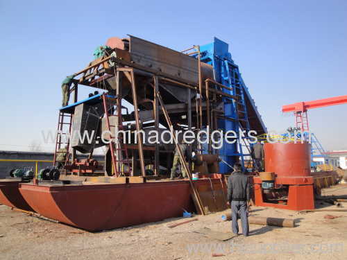 China gold bucket dredge