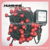 red ball christmas decoration light