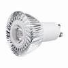 3W GU10 LED Spotlight with 150lm Luminous Flux, CE/RoHS Approvals and 3 Years Warranty