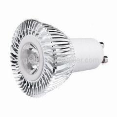 3W GU10 LED Spotlight with 150lm Luminous Flux, CE/RoHS Approvals and 3 Years Warranty