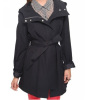 belted hooded coat