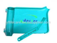 pill counter trays with plastic spatula
