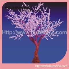 decorative cherry blossom light christmas tree