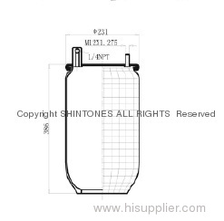 53106-99201 of Nissan truck Air Spring