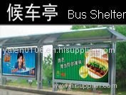 bus shelter outdoor light box scolling images