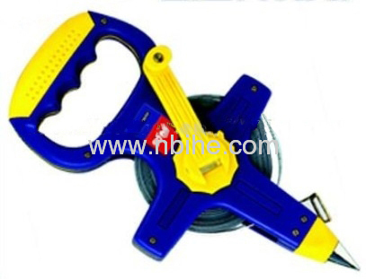 Open Reel Long Fiberglass Measuring Tape with Dual color ABS case