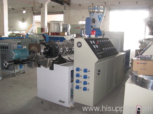 plastic pvc pipe extrusion line