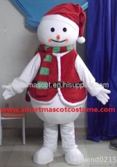 snowman mascot costume