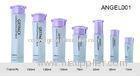 Custom Clear Colorful 15ml Cosmetic Glass Containers with Hotstamping for lotion / Essence