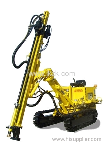 crawler-type down-hole drill