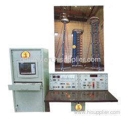 Lightning impulse voltage generator testing device