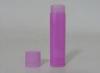 Custom Plastic Empty Lip Balm Containers with UV Electroplating , Lipstick Tube GRT_4501_1