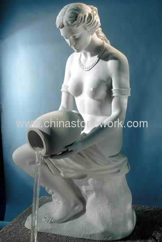 nude woman marble figurine