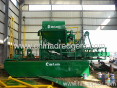 Jet suction gold dredger