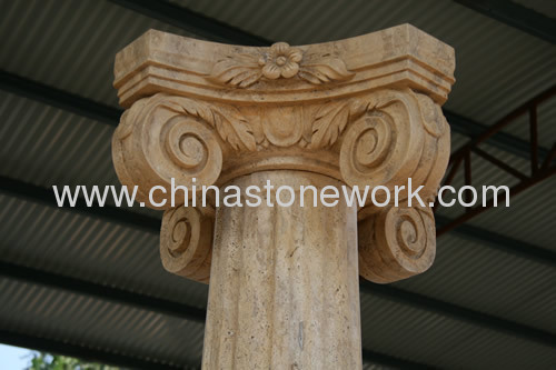 Greece style marble column