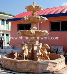 Marble Garden Fountain; Statuary Fountains