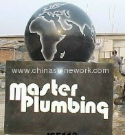 rolling sphere Marble Water Fountain