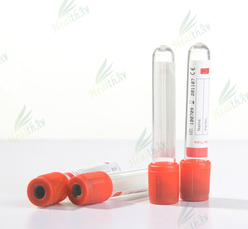 Evacuated Blood Collection Tubes Red top