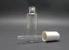 Transparent Essential Oil Glass Bottles with Silkscreen for Cosmetics Skin Care Packaging