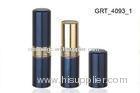 Blue + Gold 3.5g Lipcare Lipstick Containers with ALU / PP / POM for Cosmetics Packaging