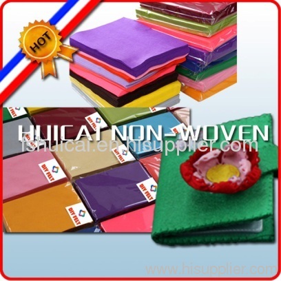 handicraft use polyester punched non woven felt