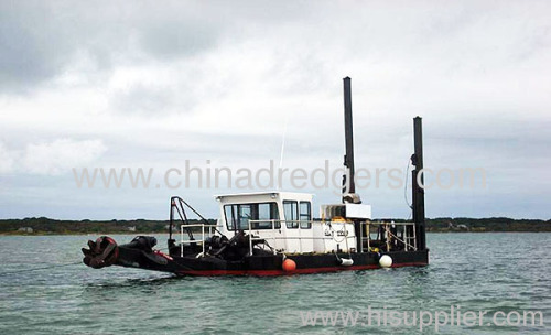 Hydraulic and mechanical sand dredging machine