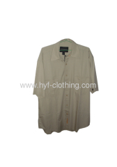 high collar mens short dress shirts