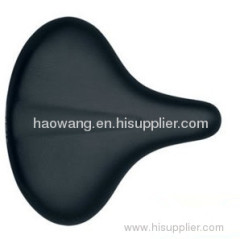 black bicycle saddle cover